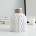 1PC Water Ripple Vase,Flower Pot Basket,Twine Plastic Vase,Small Fresh Flower Arrangement Vase,Scandinavian Home Decoration