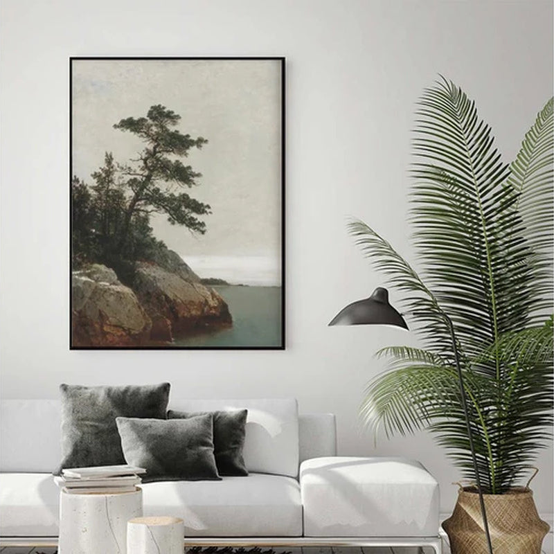 Landscape Vintage Stretched Wall Art Home Decor