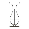 Vase Shape Tall Planter Display RackGarden Plant Stand with 5 Tiers and Hangers