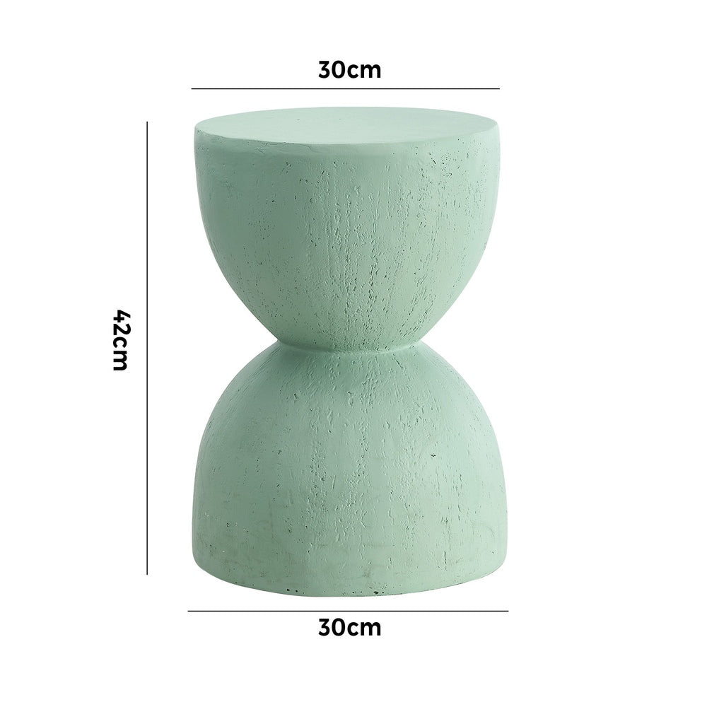 Green Stone Side Coffee Table Stand