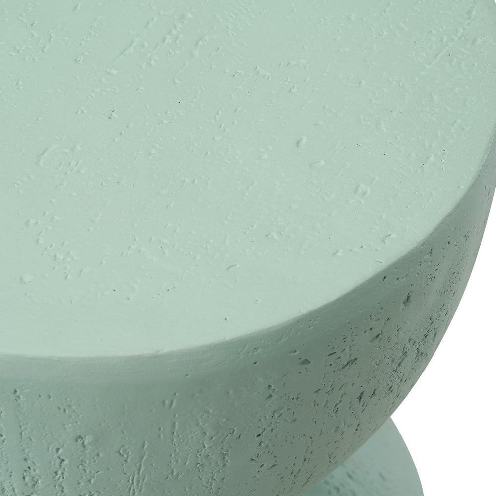 Green Stone Side Coffee Table Stand