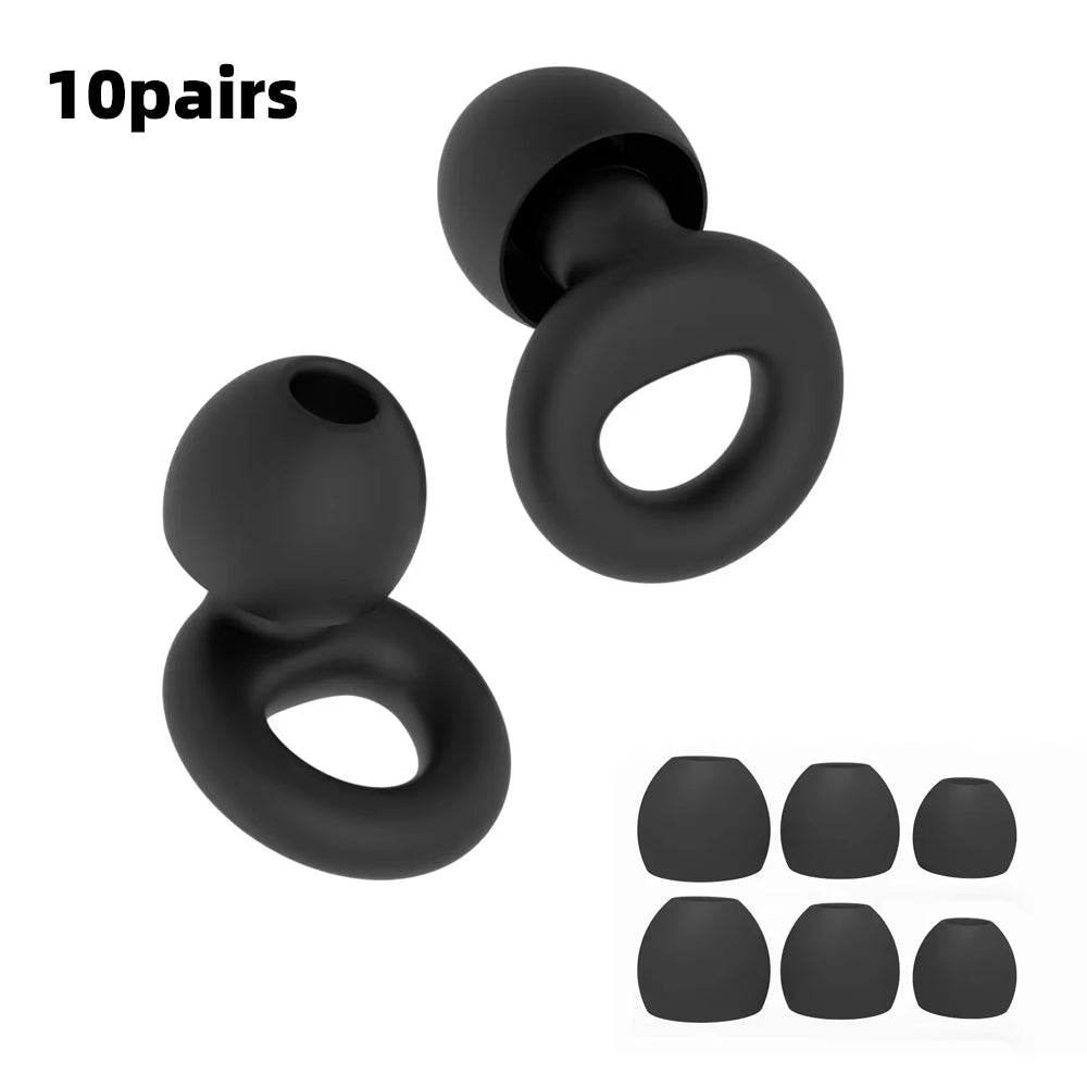 High Fidelity Noise Cancelling Silicone Ear Plugs Reusable Ear Plugs
