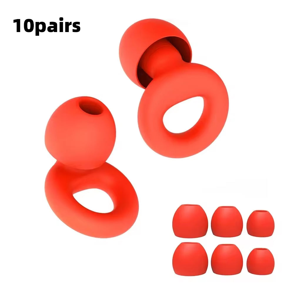 High Fidelity Noise Cancelling Silicone Ear Plugs Reusable Ear Plugs