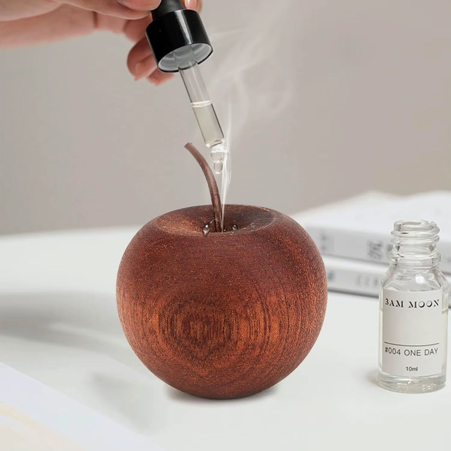 Minimalist Wood Perfume Diffuser Aromatherapy Decor for Living Room Scented Ornament Lucky Gift Blessing Christmas Decor Living