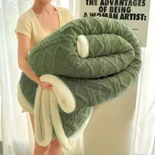 Jacquard Sherpa Weighted Blanket