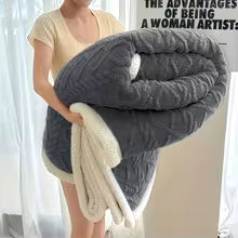 Jacquard Sherpa Weighted Blanket