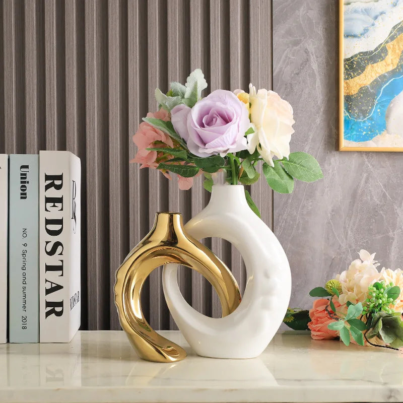 Elegant Ceramic Vase Set: Elevate Your Home Decor
