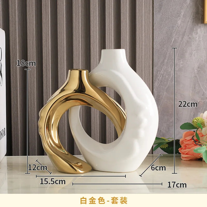 Elegant Ceramic Vase Set: Elevate Your Home Decor