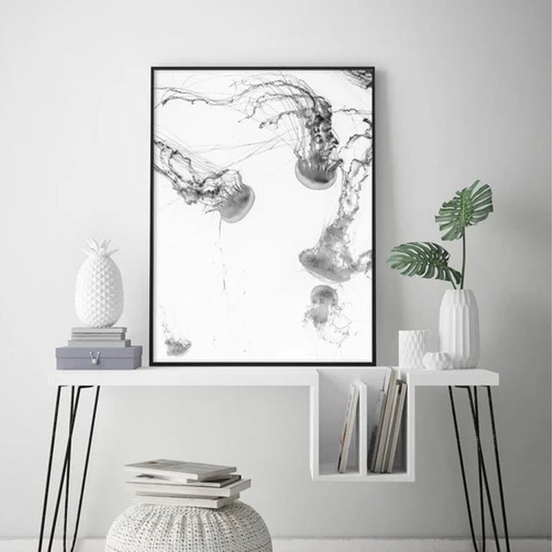 Jellyfish Stretched Wall Art Home Decor