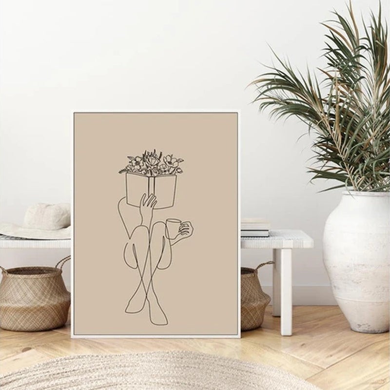 Book Lover Stretched Wall Art Home Decor