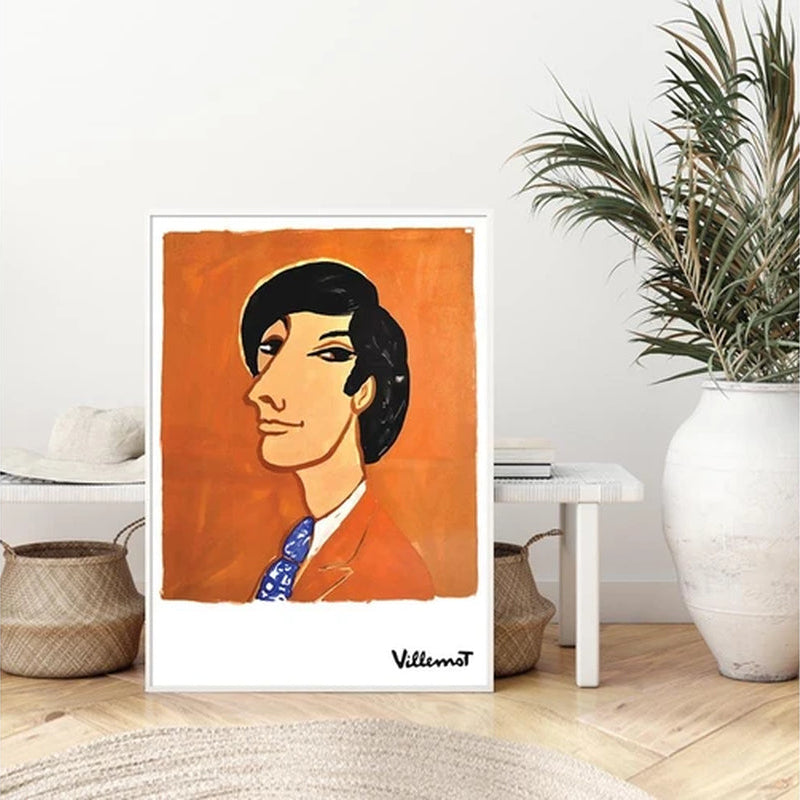 Villemot 1971 Stretched Wall Art Home Decor