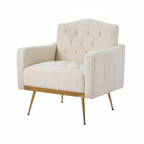 Armchair Boucle Beige Nicole